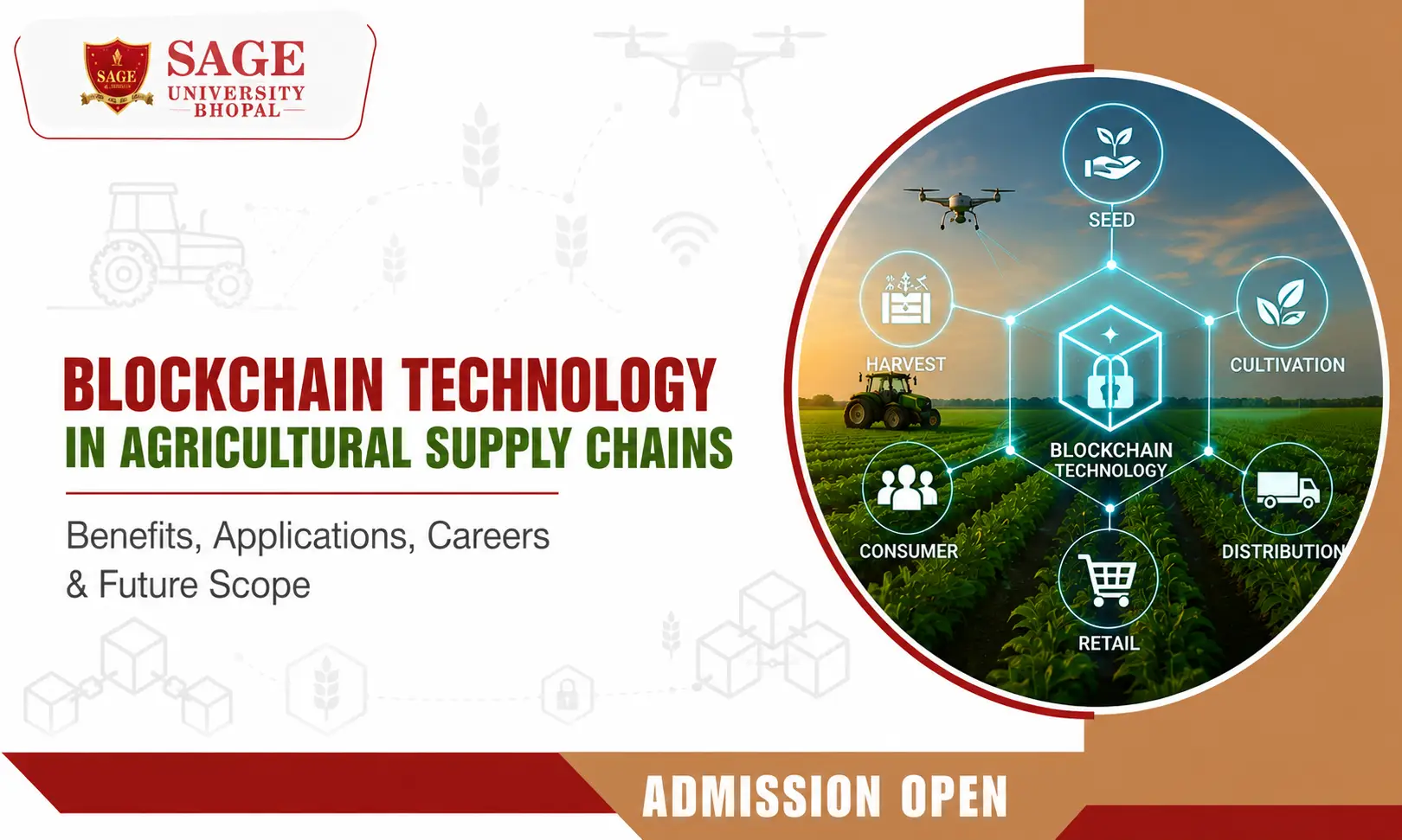 Blockchain Technology in Agricultural Supply Chains: Benefits, Applications, Careers & Future Scope