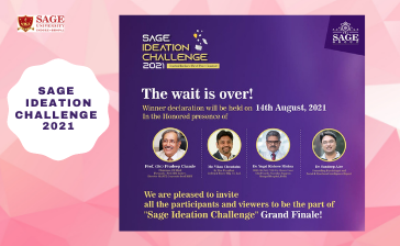 The SAGE Ideation Challenge 2021: Grand Finale Event 