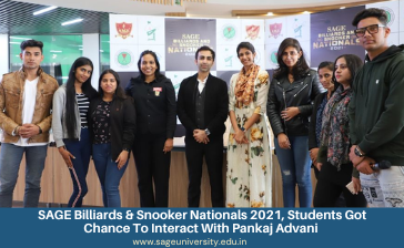 SAGE Billiards & Snooker Nationals 2021, Students Got Chance To Interact With Pankaj Advani 