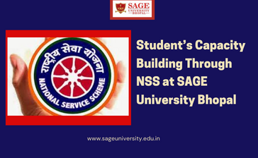 Student’s Capacity Building through NSS at SAGE University