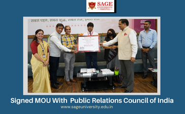 SUB Has Signed MOU With  Public Relations Council of India