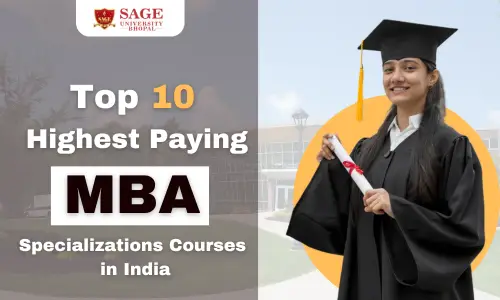 Top 10 Highest paying MBA Specializations Courses in India